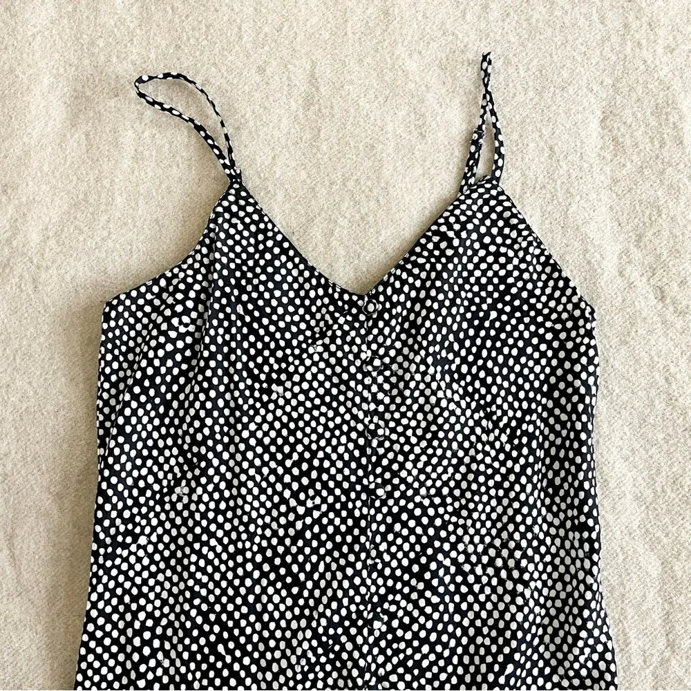 Emerson Fry Bias Delicate Dress in painterly dots print - Picture 4 of 8